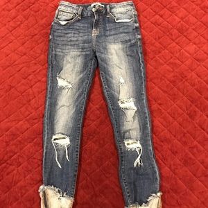 Willow+root buckle pants